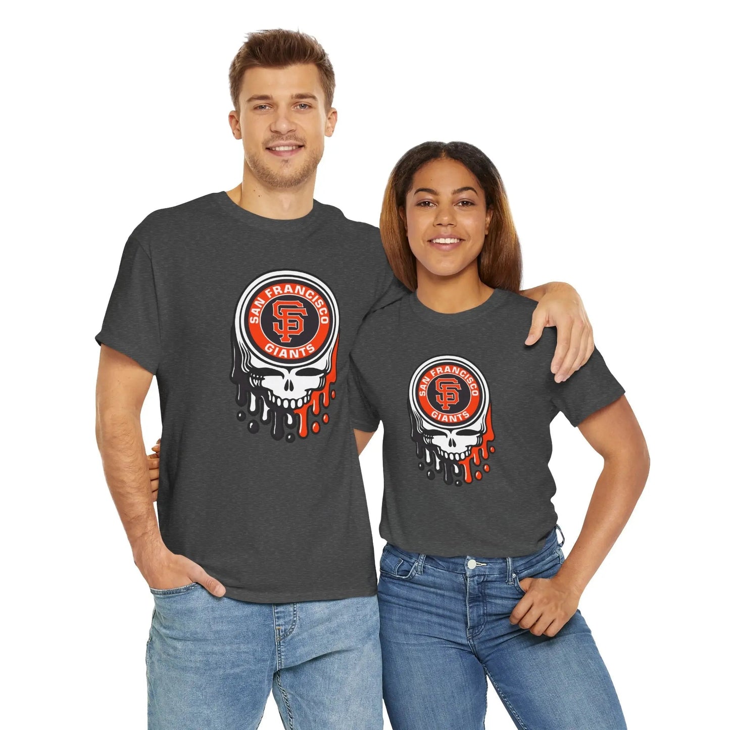 San Francisco Giants Dripping Stealie T Shirt Baseball Edition MLB