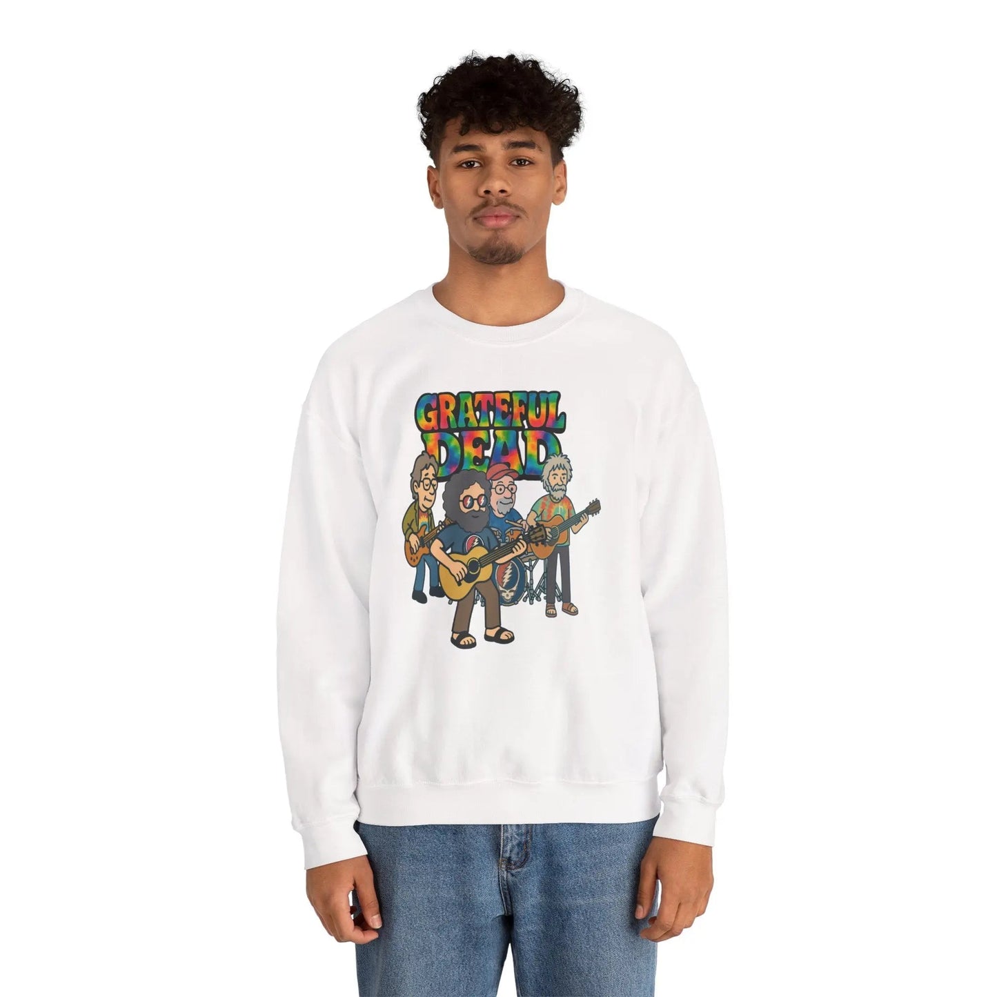 Life is dead. Crewneck Sweatshirt Heavy Blend Unisex Jerry and The Band