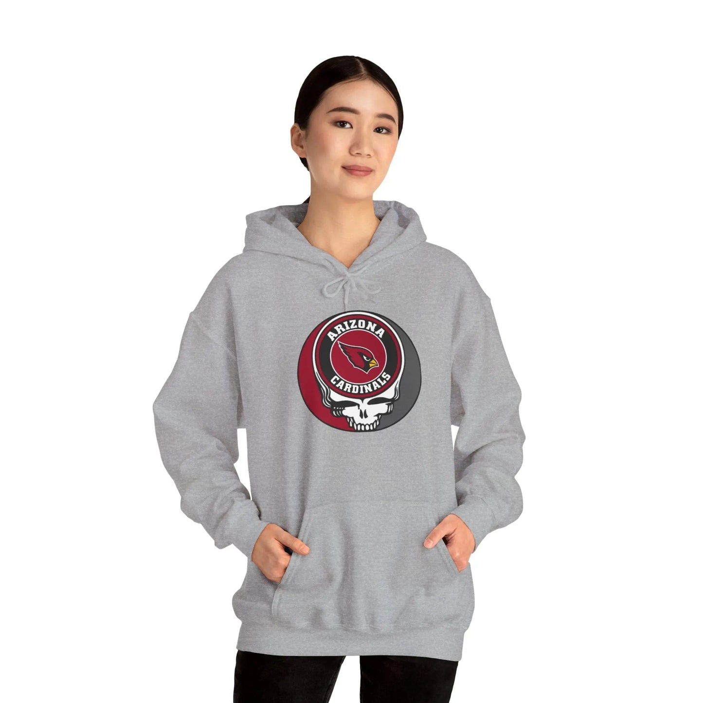 Arizona Cardinals Grateful Dead Unisex Hoodie The Gridiron Collection