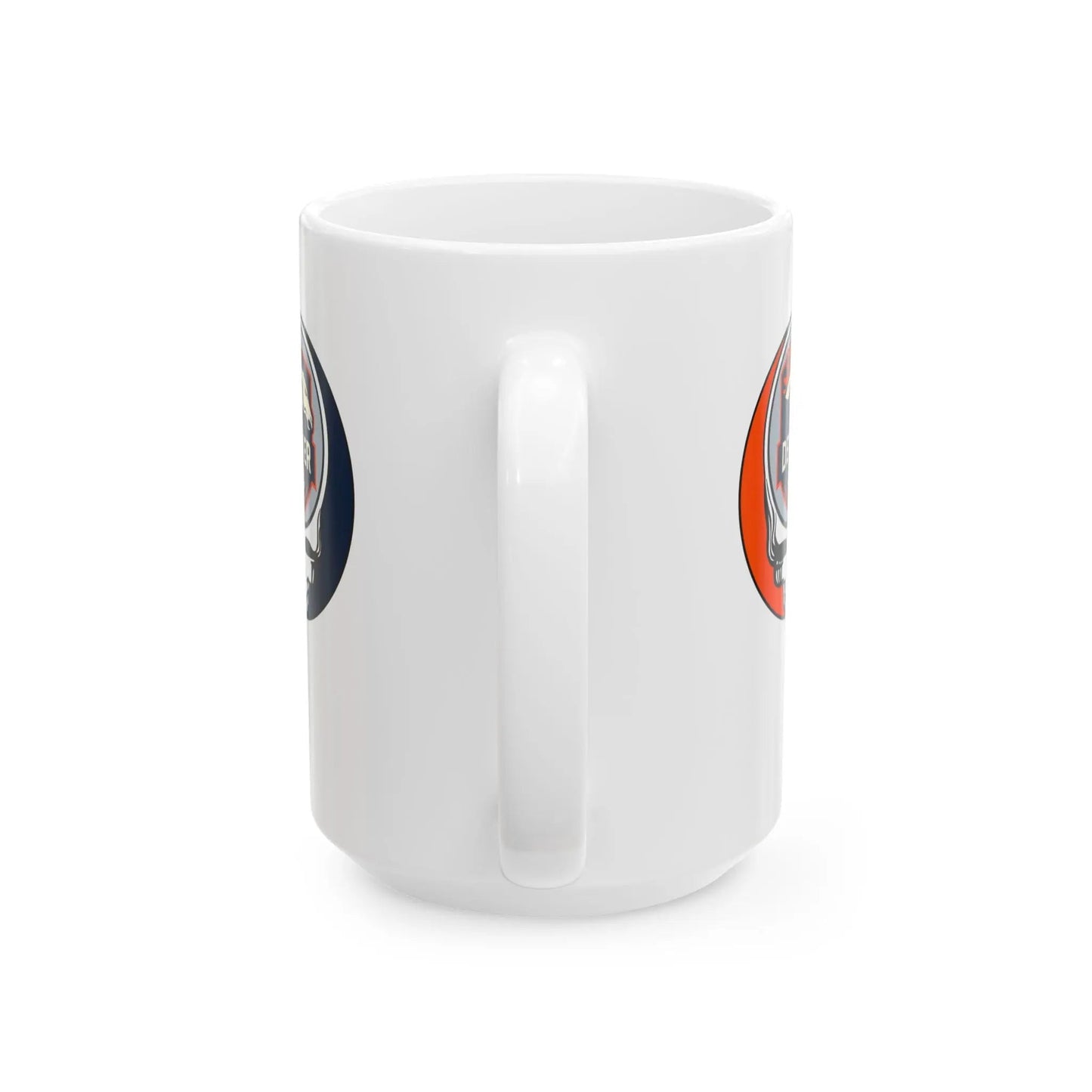 Denver Broncos Stealie Ceramic Coffee Mug Durable White Ceramic NFL