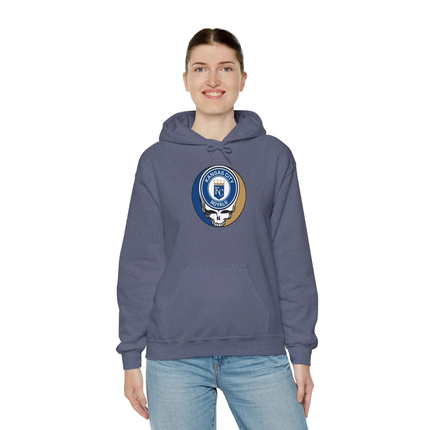 Kansas City Baseball Edition Heavy Blend Hoodie Unisex The Ballpark Collection Grateful Dead