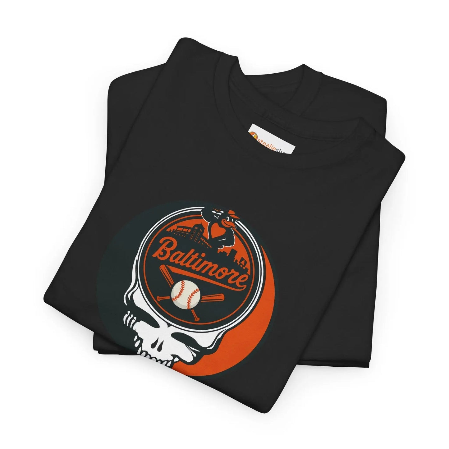 Baltimore Orioles Steal Your Face T-Shirt MLB The Ballpark Collection