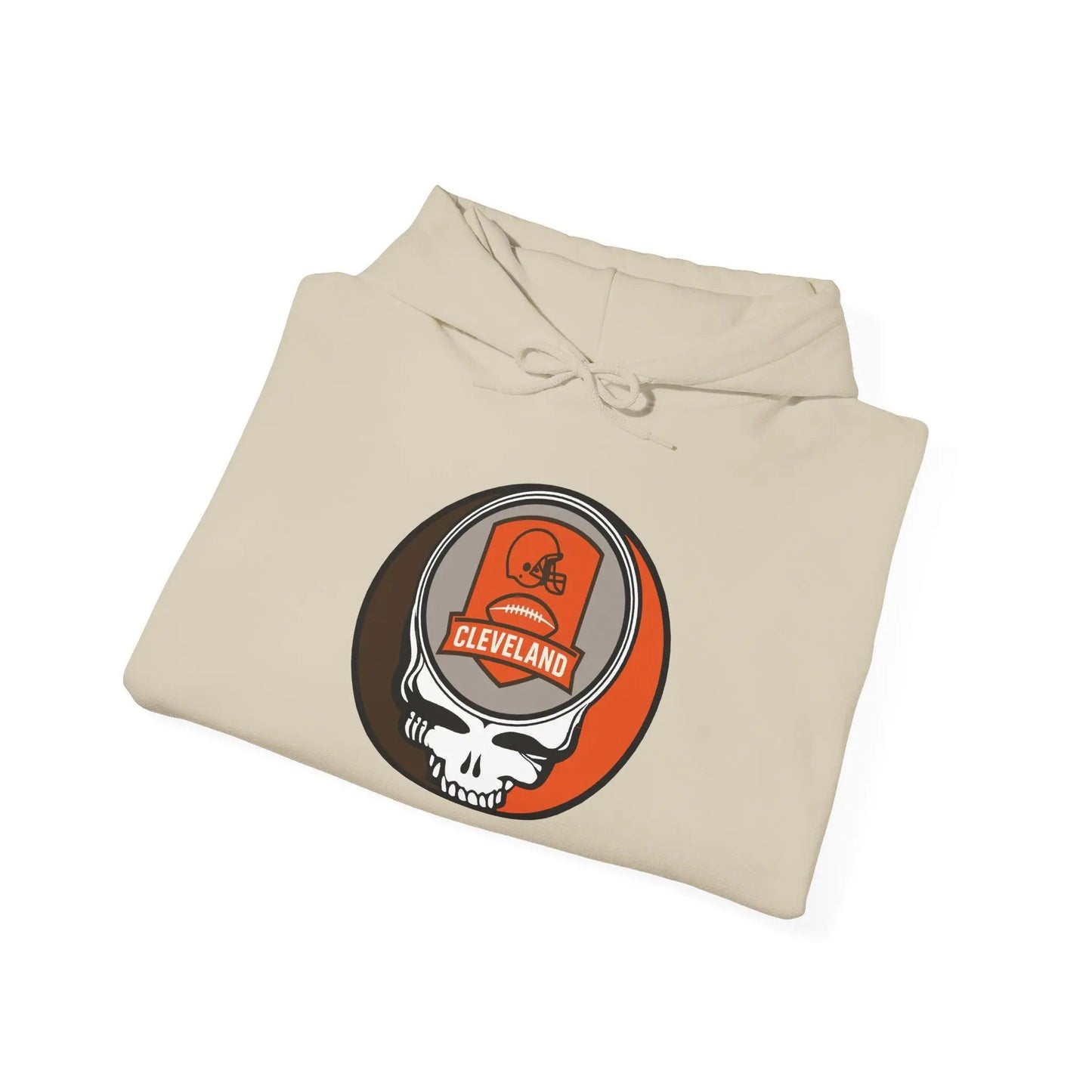 Cleveland Browns Stealie Hooded Sweatshirt Grateful Dead The Gridiron Collection