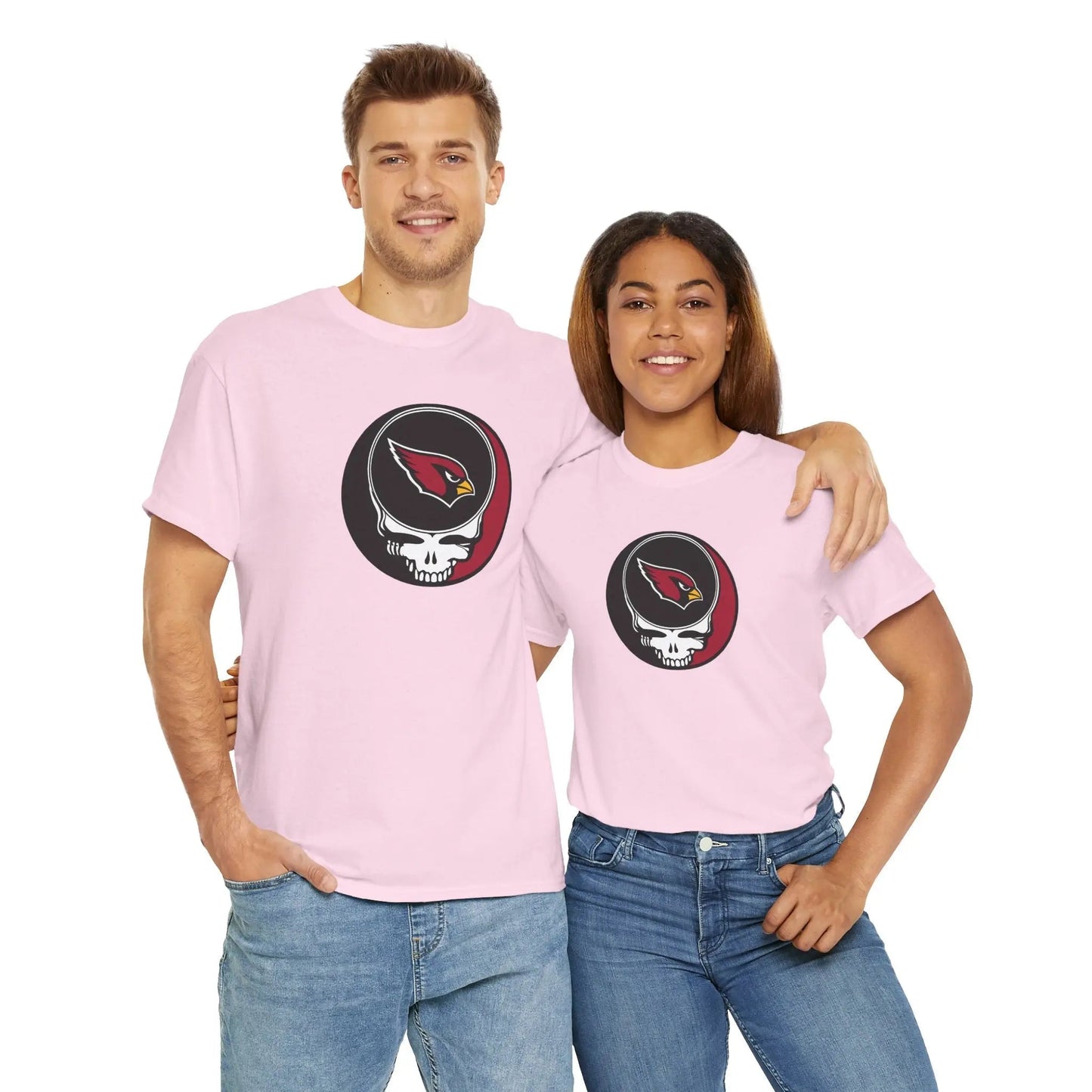 Arizona Cardinals Grateful Dead Steal Your Face T-Shirt NFL