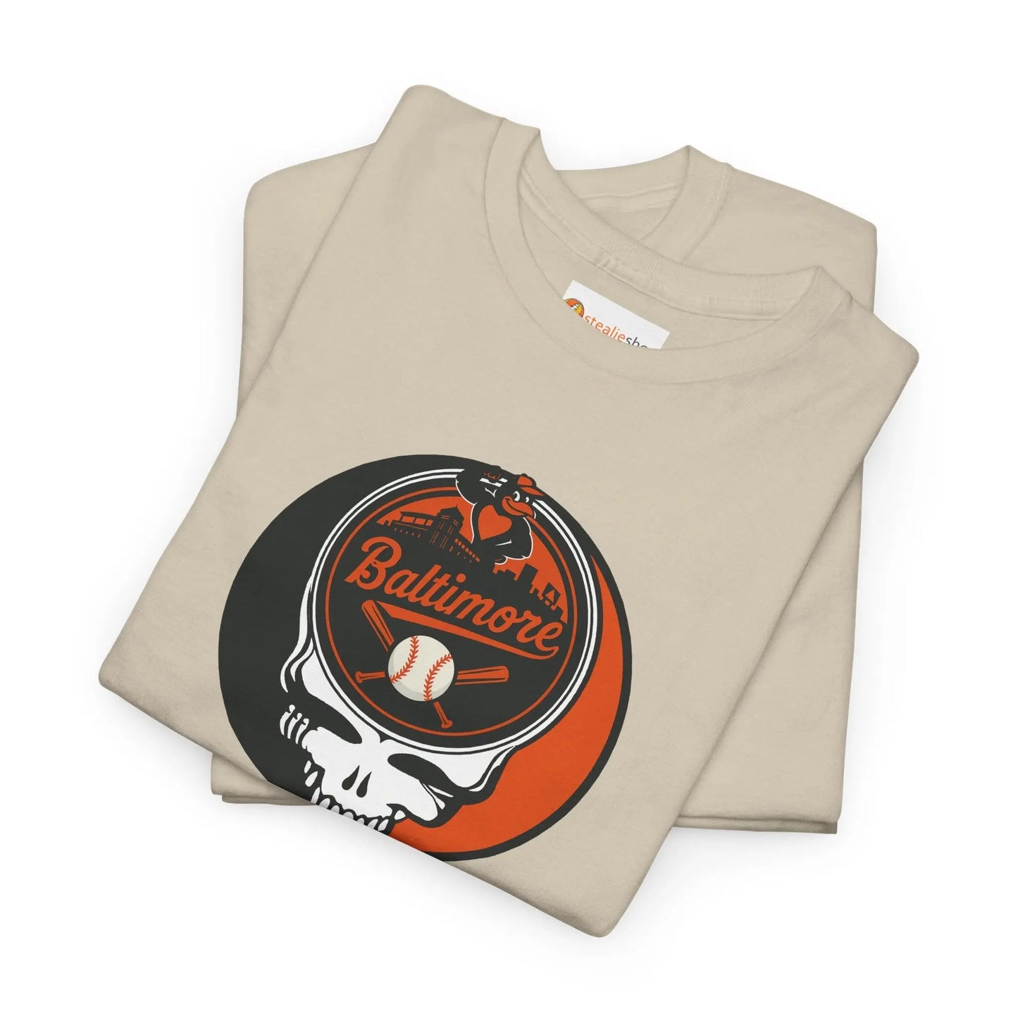 Baltimore Orioles Steal Your Face T-Shirt MLB The Ballpark Collection