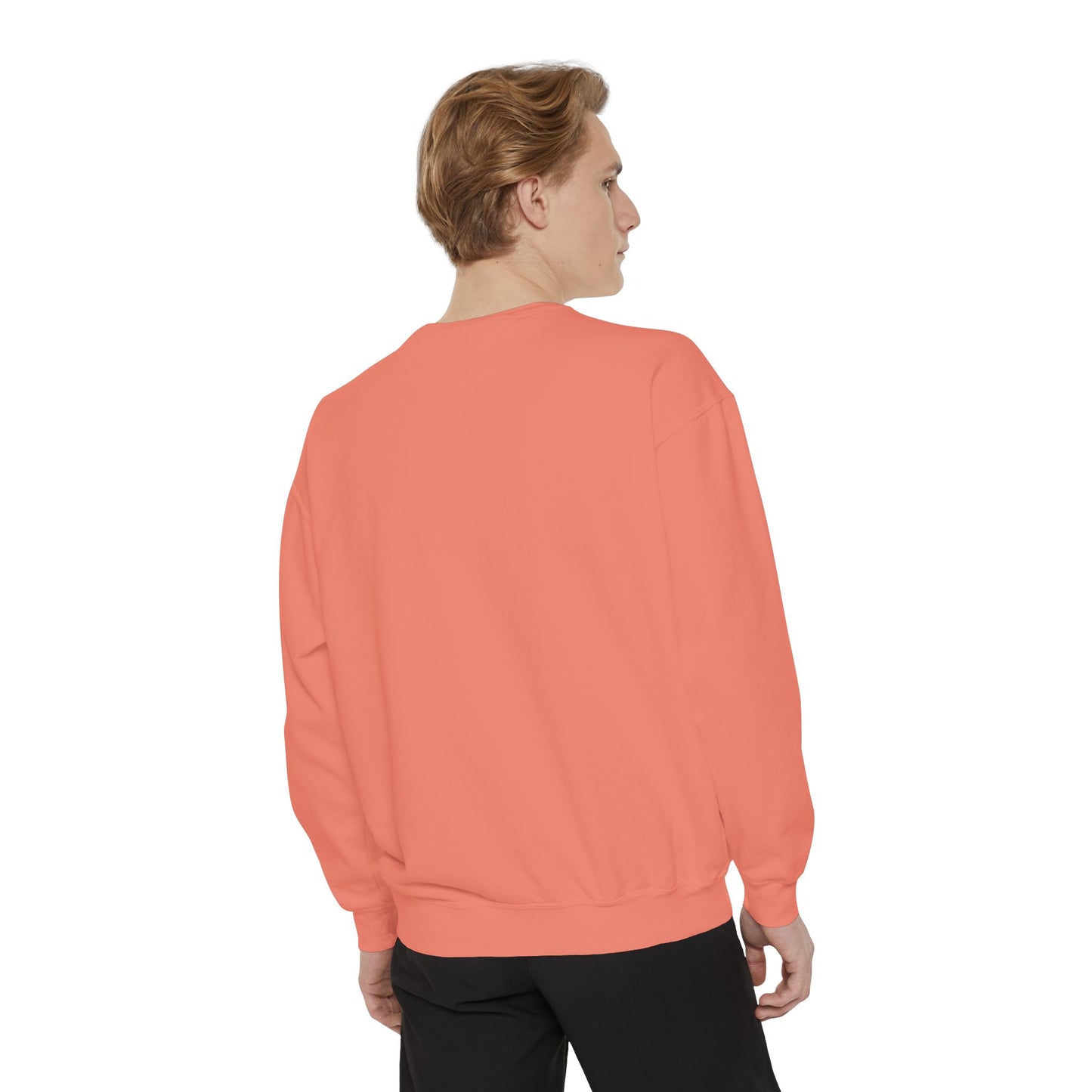 Unisex Garment-Dyed Sweatshirt - Chill Vibes with STRAWBERIFY Text