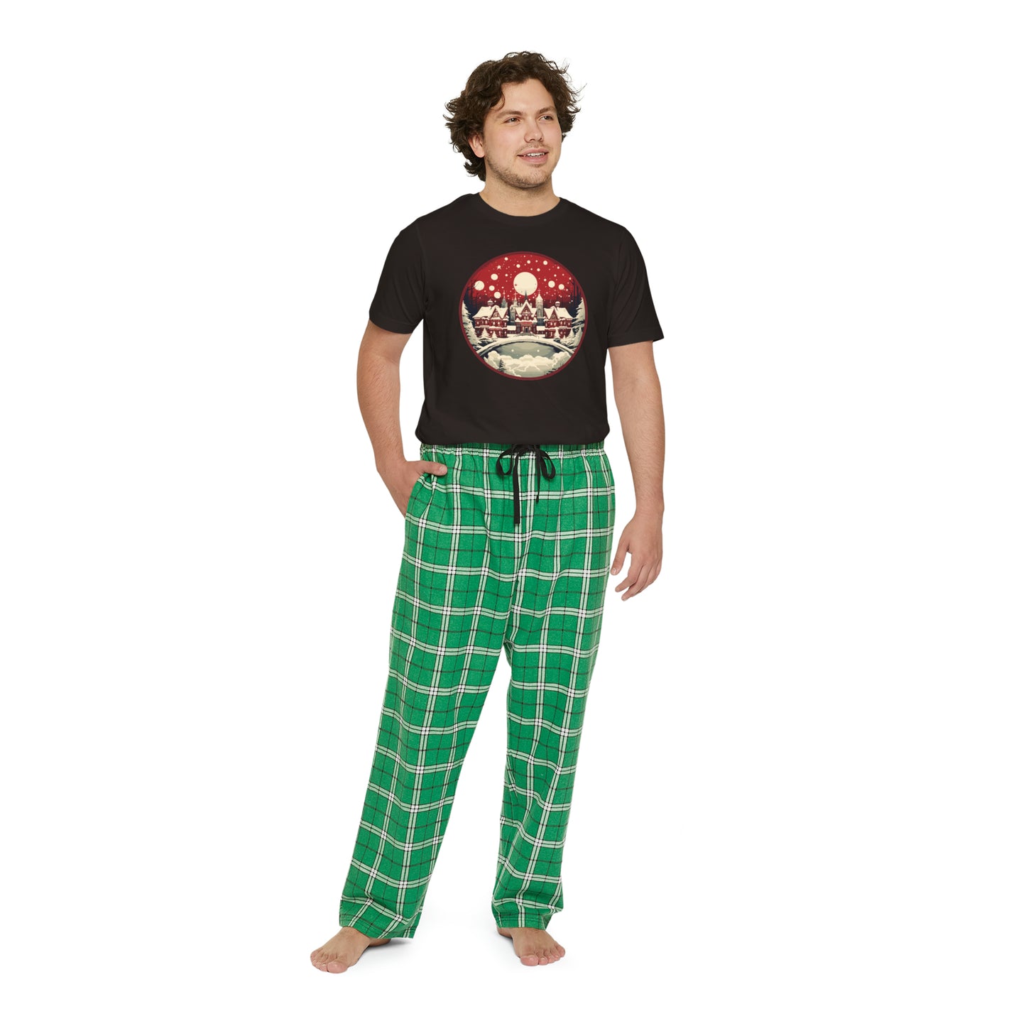 Christmas Men's Short Sleeve Pajama Set