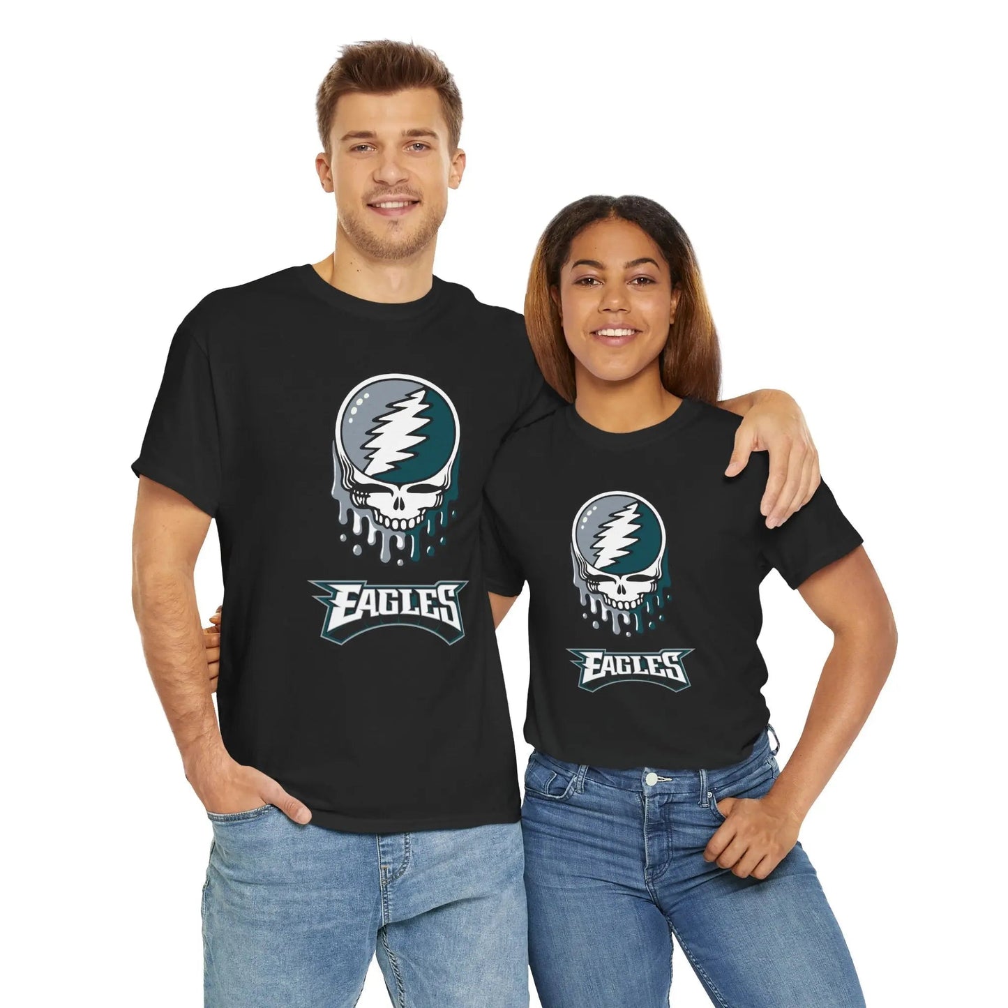 Philadelphia Eagles Steal Your Face T-Shirt Grateful Dead The Gridiron Collection