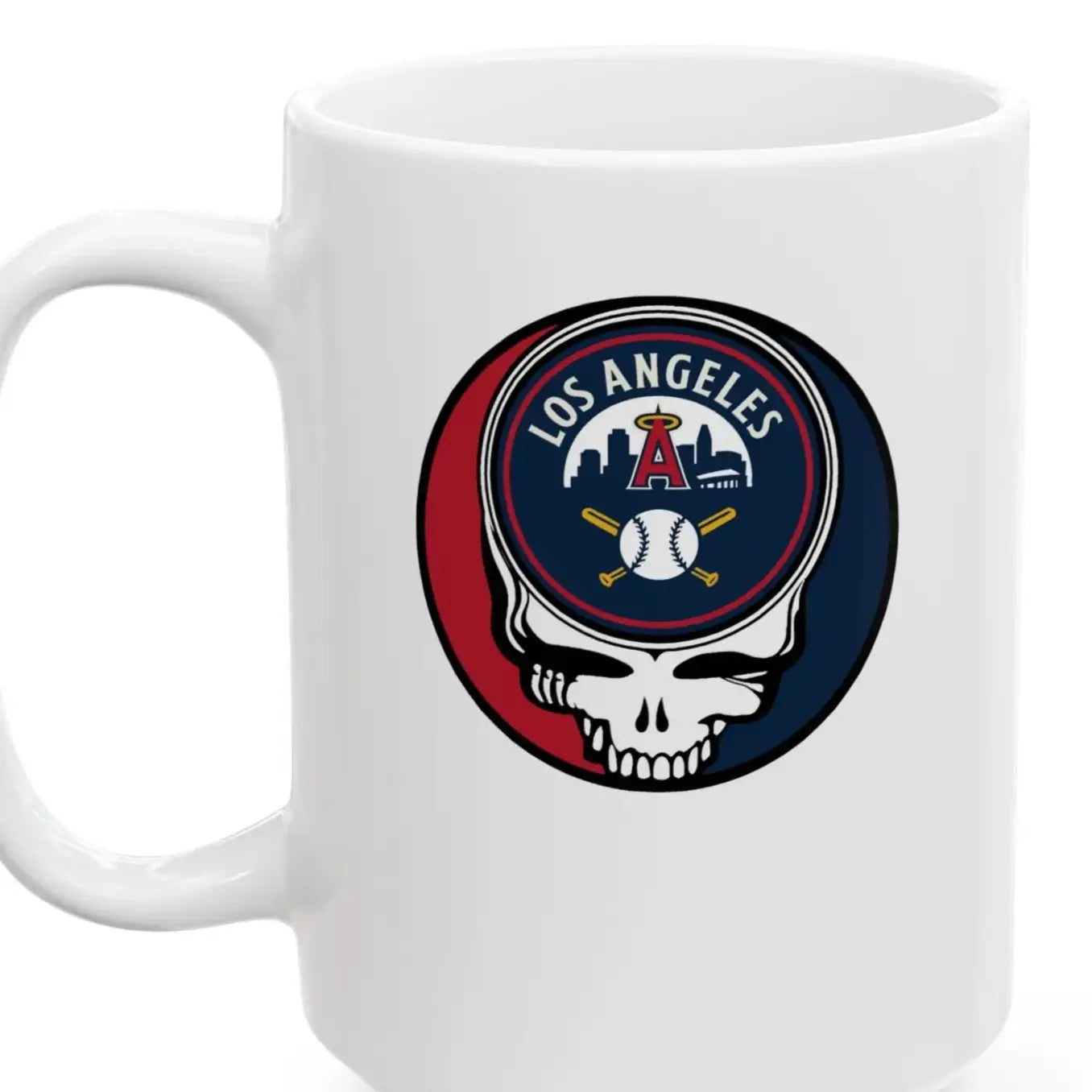 Los Angeles Baseball Edition Stealie Ceramic Mug 15 ounce The Ballpark Collection
