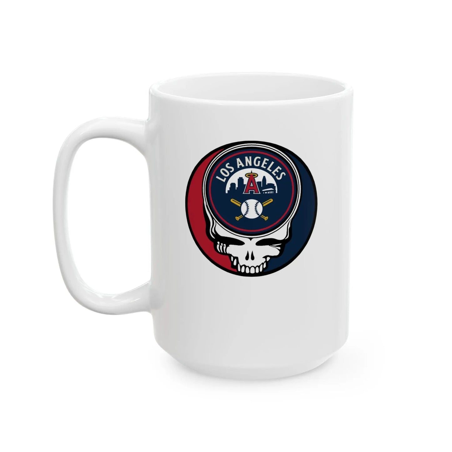 Los Angeles Baseball Edition Stealie Ceramic Mug 15 ounce The Ballpark Collection