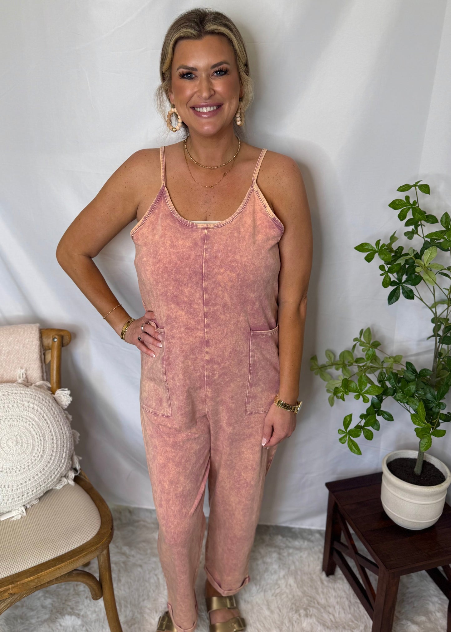 Zenana Jumpsuit Comfortable Spring Summer Jumpsuit