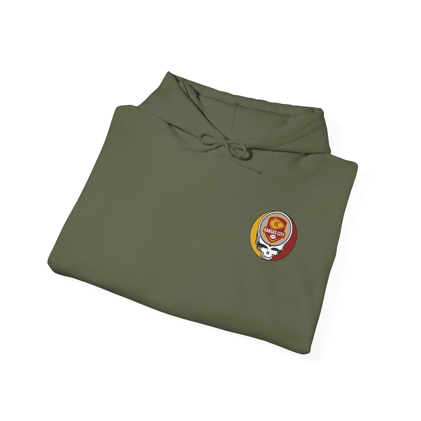Kansas City Chiefs Dancing Bear Unisex Two-Sided Hoodie The Gridiron Collection