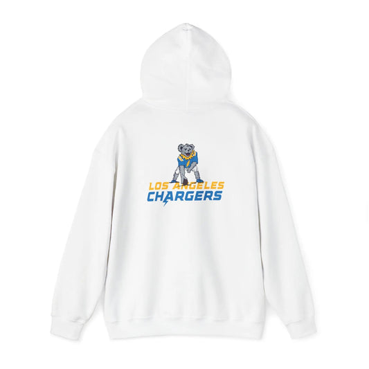 Los Angeles Chargers Dancing Bear Unisex Hoodie Two-Sided The Gridiron Collection