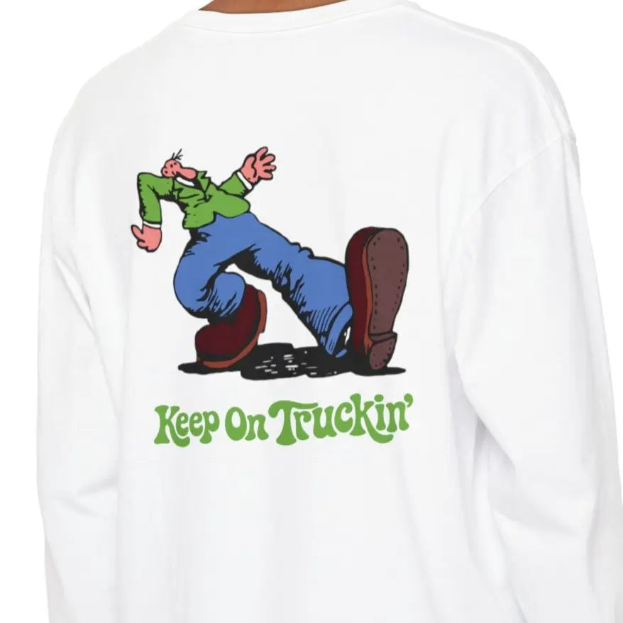 Garment-Dyed Long Sleeve T-Shirt Two-Sided The Do-Dah Man Vineyard Collection