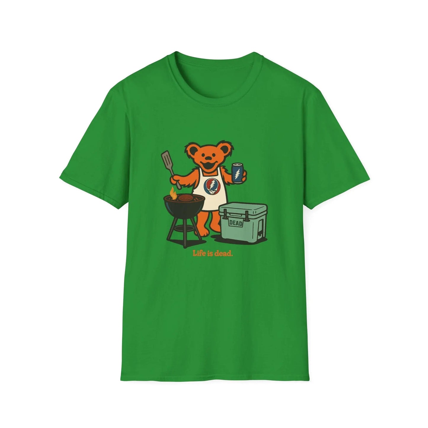 Grateful Dead Life is Dead Grilling Bear TShirt