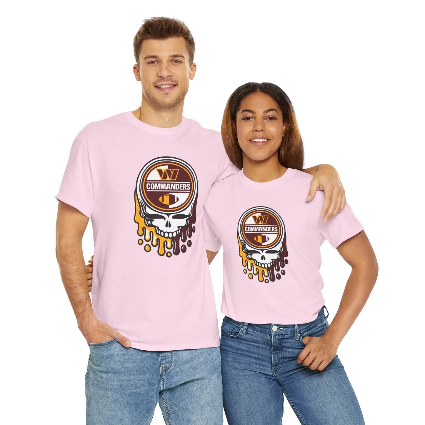 Washington Commanders Grateful Dead Steal Your Face T-Shirt The Gridiron Collection