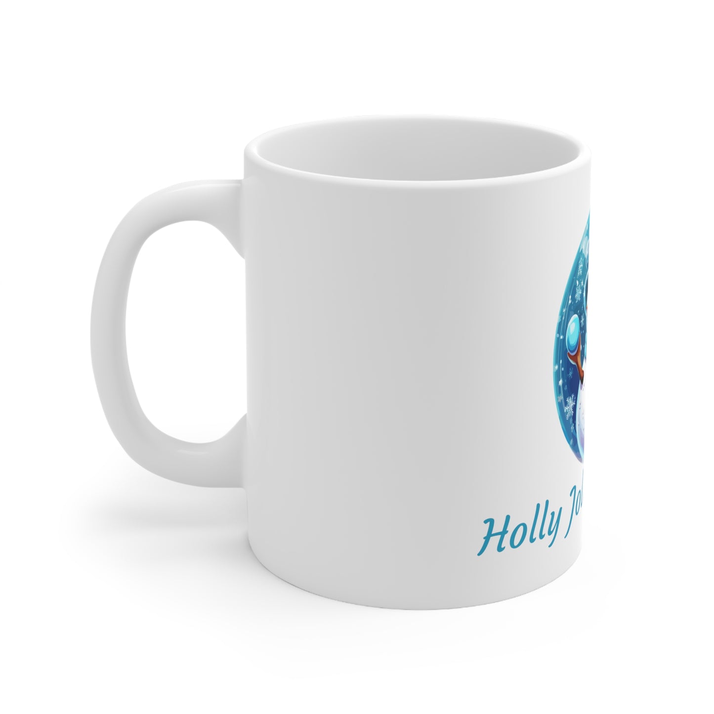 Holly Jolly Christmas Ceramic Mug 11oz