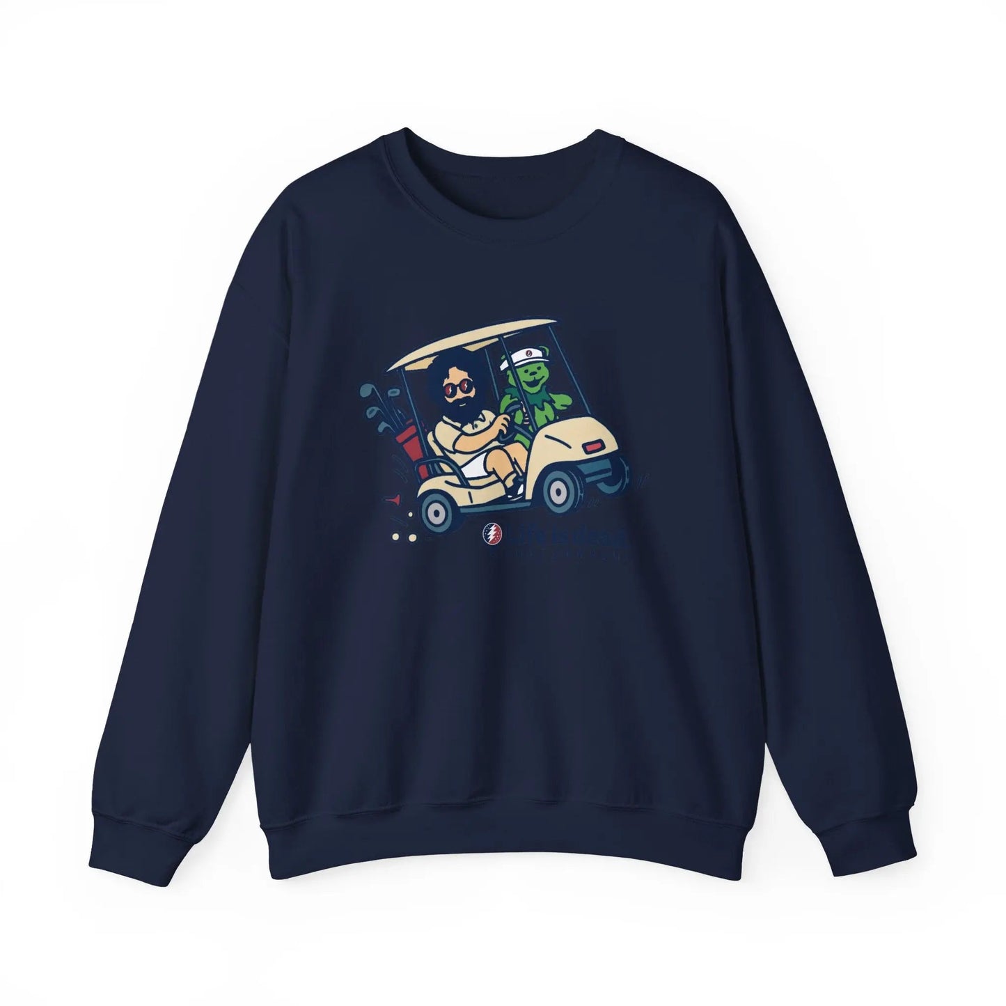 Life is dead. Crewneck Sweatshirt Unisex Heavy Blend Crewneck Sweatshirt Gildan