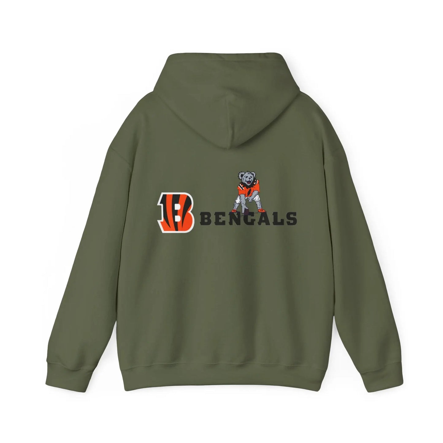 Cincinnati Bengals Dancing Bear Unisex Hoodie Two-Sided The Gridiron Collection