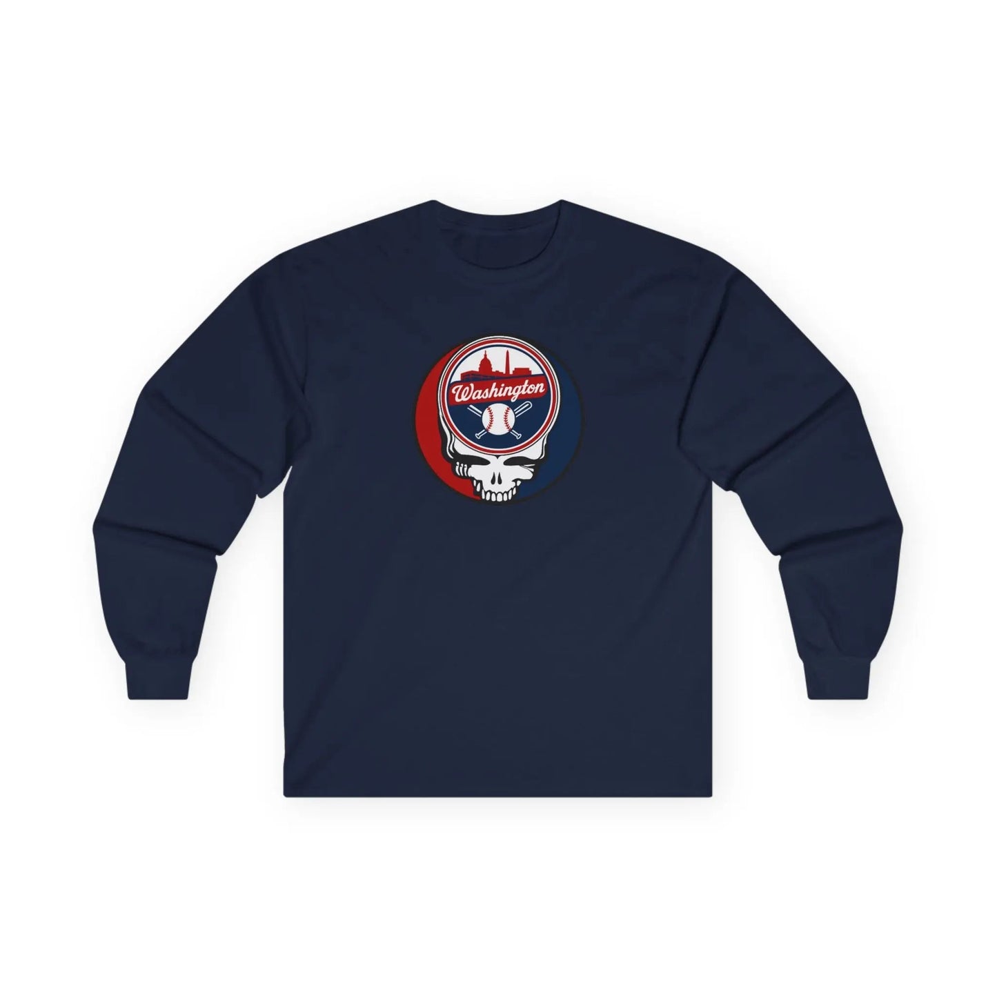 Grateful Dead Long Sleeve Ultra-Cotton Baseball Tee Washington MLB