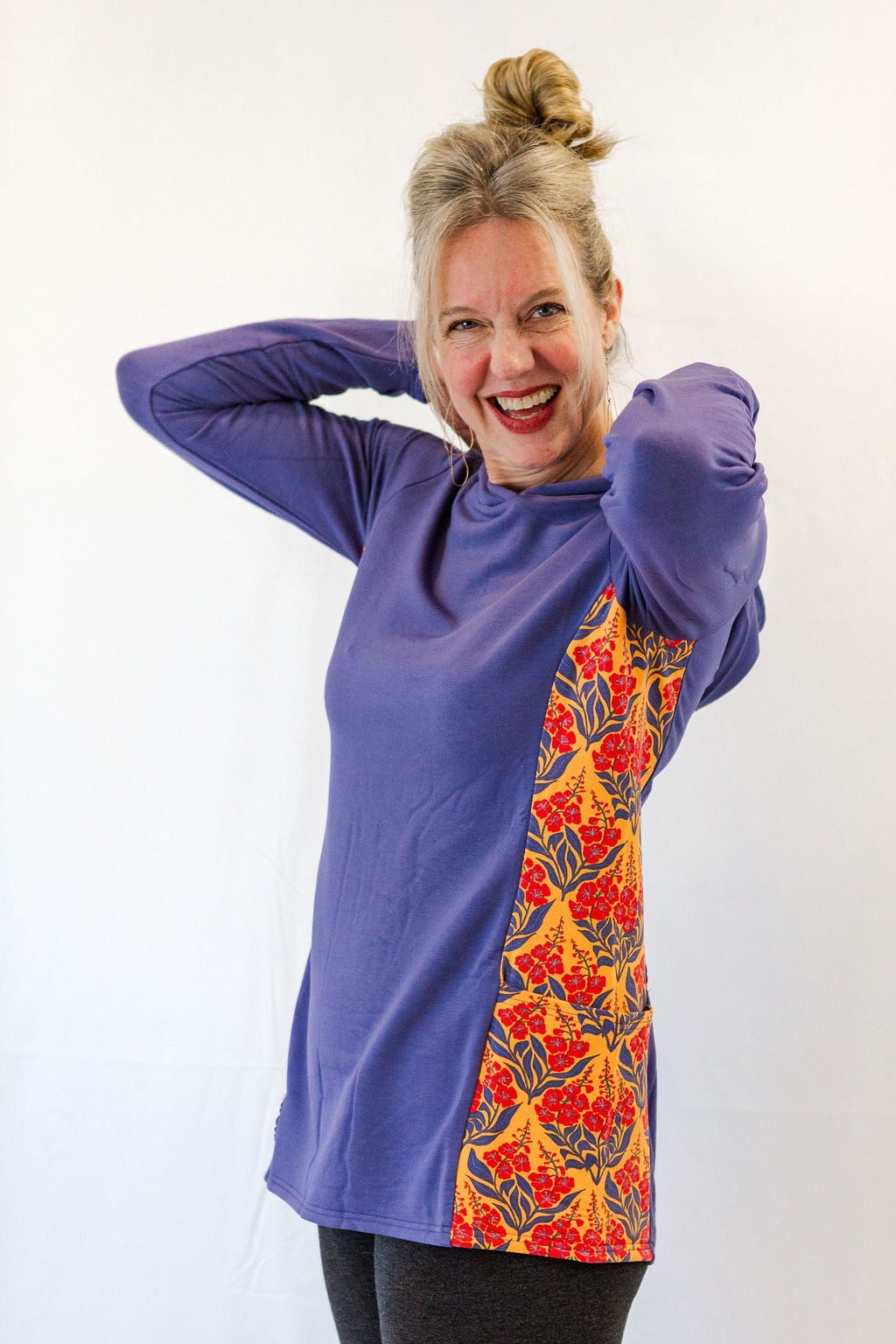 Fireweed Glow Soft Fabric Tunic