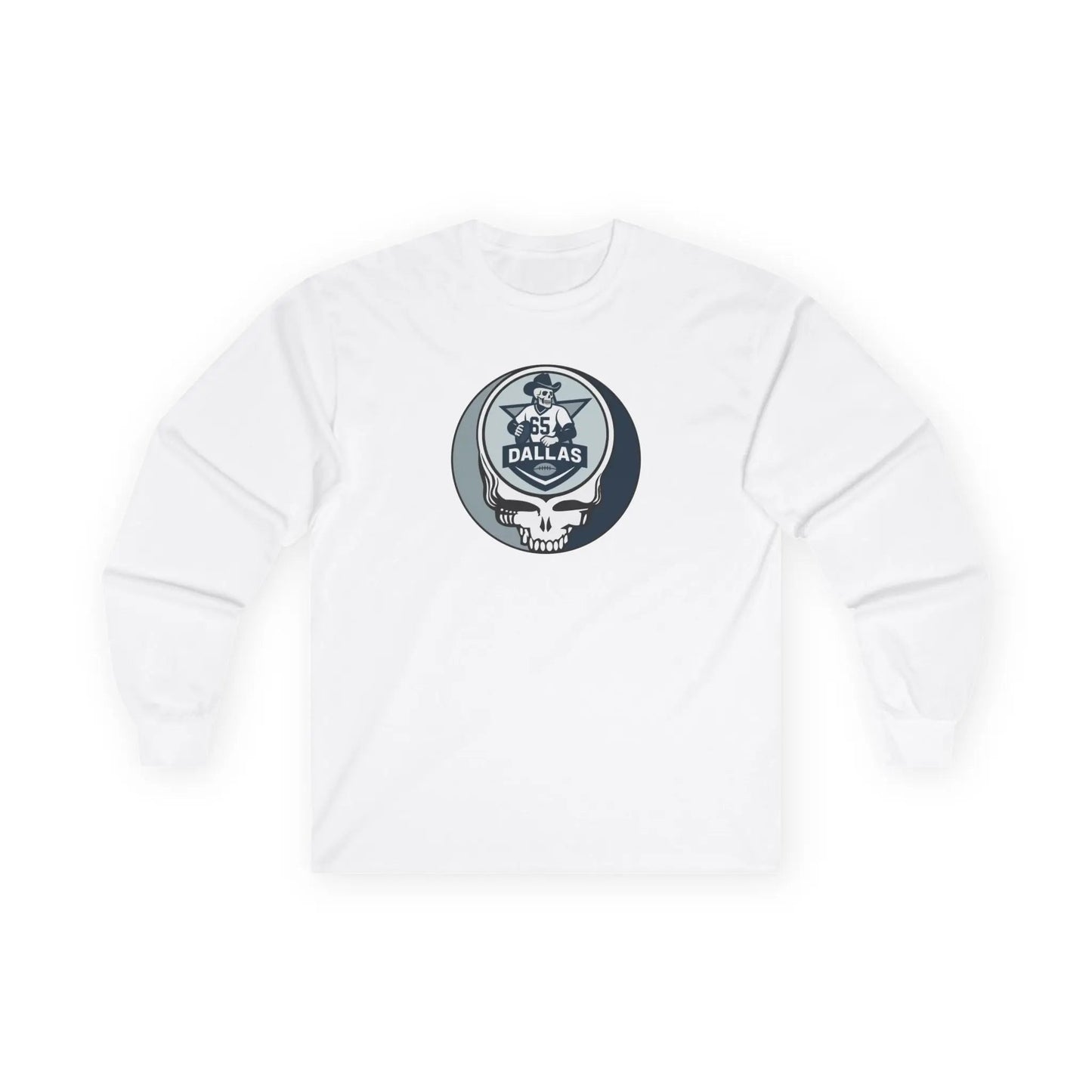 Grateful Dead Ultra-Cotton Long Sleeve Tee Dallas Edition The Gridiron Collection