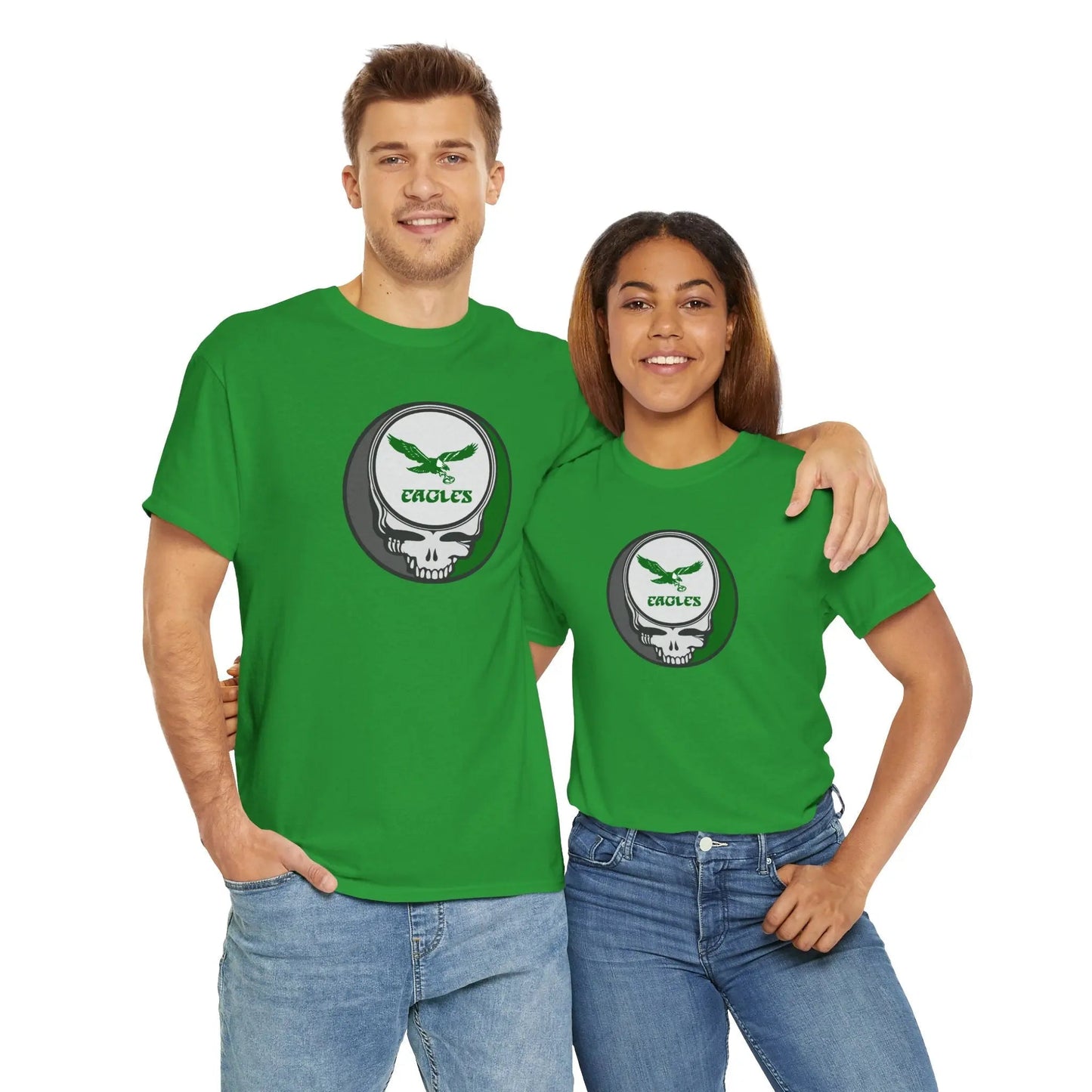 Philadelphia Eagles Skull T-Shirt NFL The Gridiron Collection
