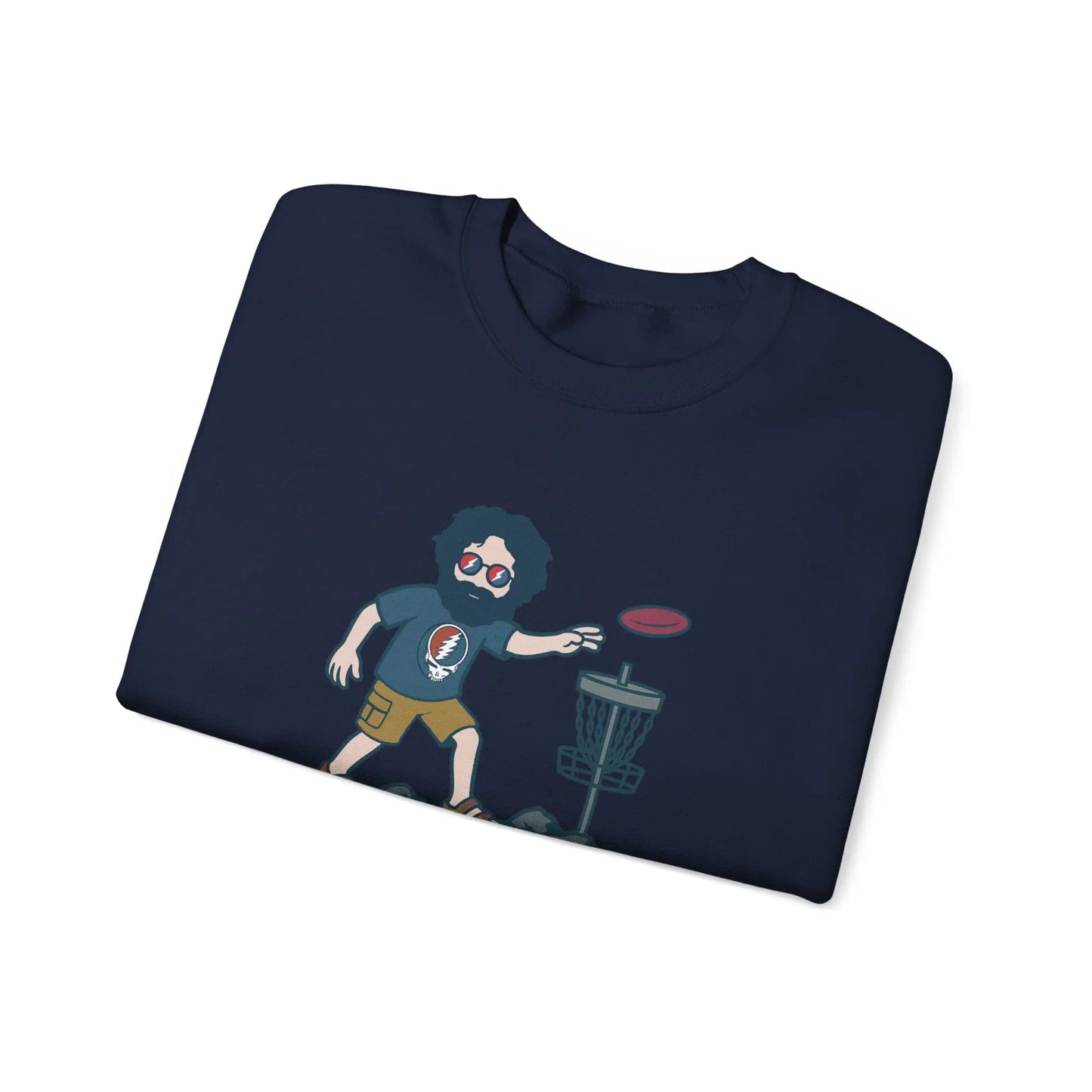 Disc Golfin' Jerry Life is dead Crewneck Sweatshirt