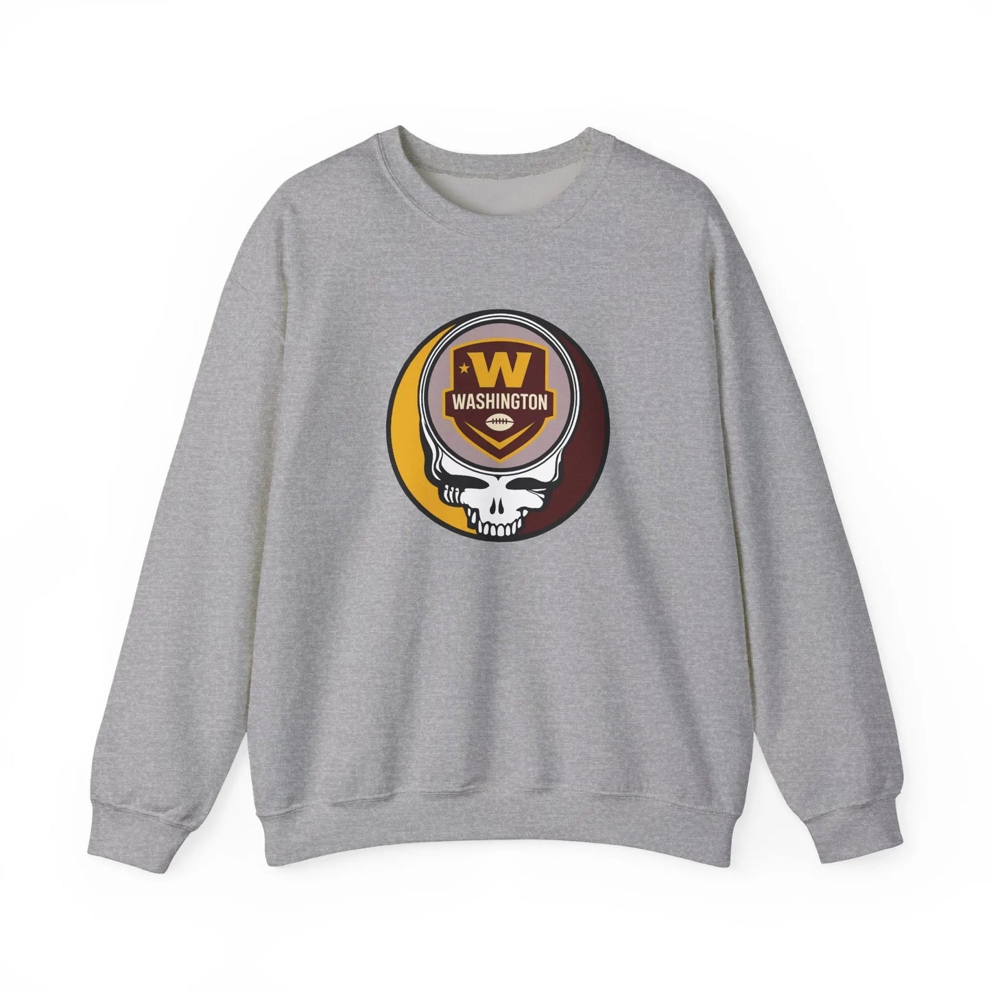 Washington Commanders Grateful Dead Stealie Crewneck Sweatshirt The Gridiron Collection NFL