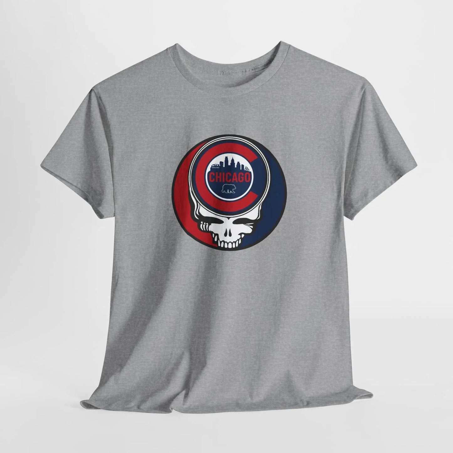 Chicago Cubs Steal Your Face T-Shirt The Ballpark Collection Grateful Dead MLB