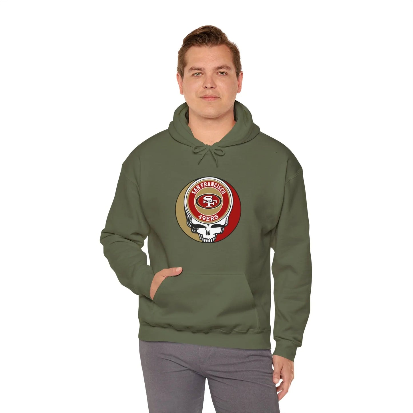 San Francisco 49ers Grateful Dead Hooded Sweatshirt The Gridiron Collection
