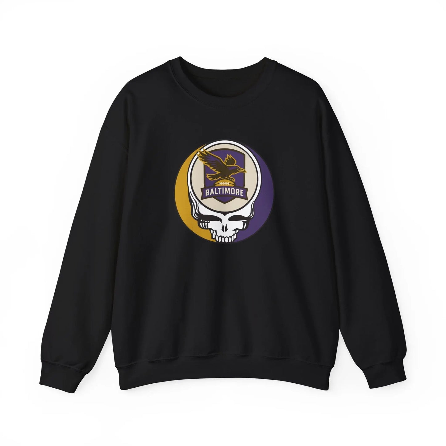 Grateful Dead Stealie Crewneck Sweatshirt Heavy Blend Unisex Gildan
