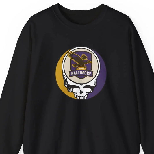 Grateful Dead Stealie Crewneck Sweatshirt Heavy Blend Unisex Gildan