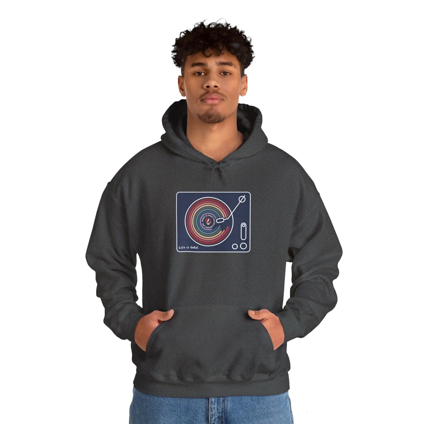 Life is dead Music Is What Colors Sound Like Unisex Hoodie Grateful Dead