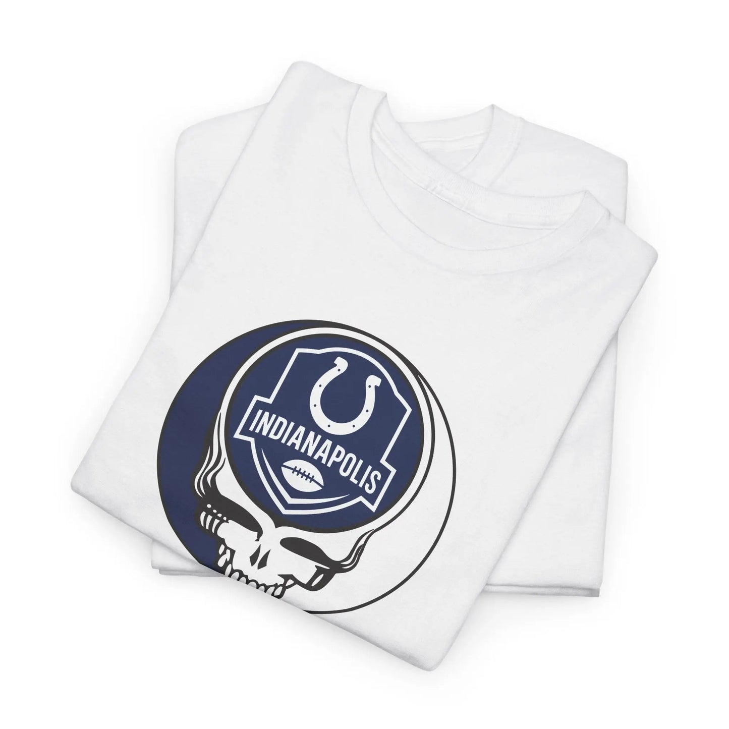 Indianapolis Colts Horseshoe Grateful Dead Steal Your Face T-Shirt NFL