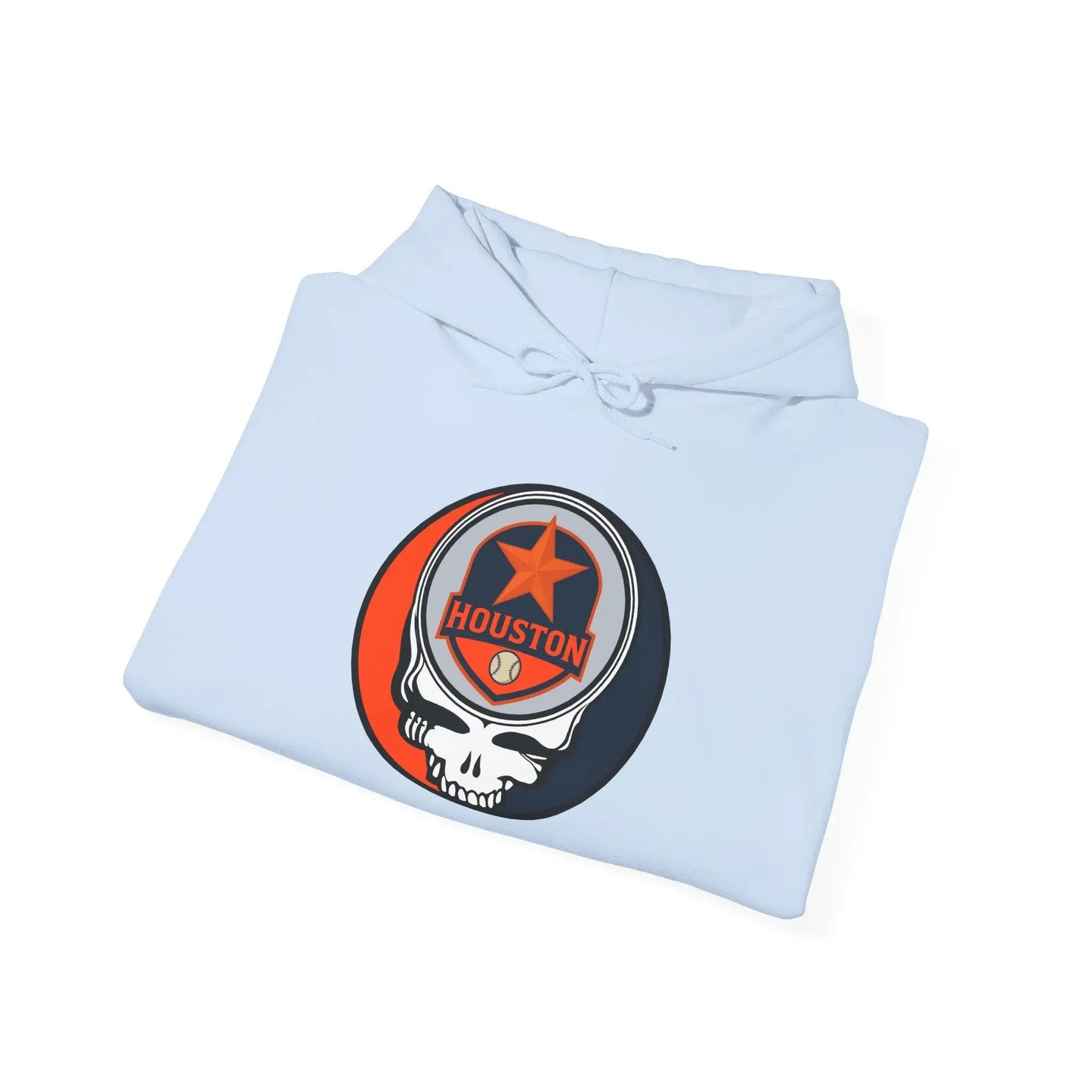 Houston Baseball Edition Grateful Dead Unisex Heavy Blend Hoodie - Hooded Sweatshirt