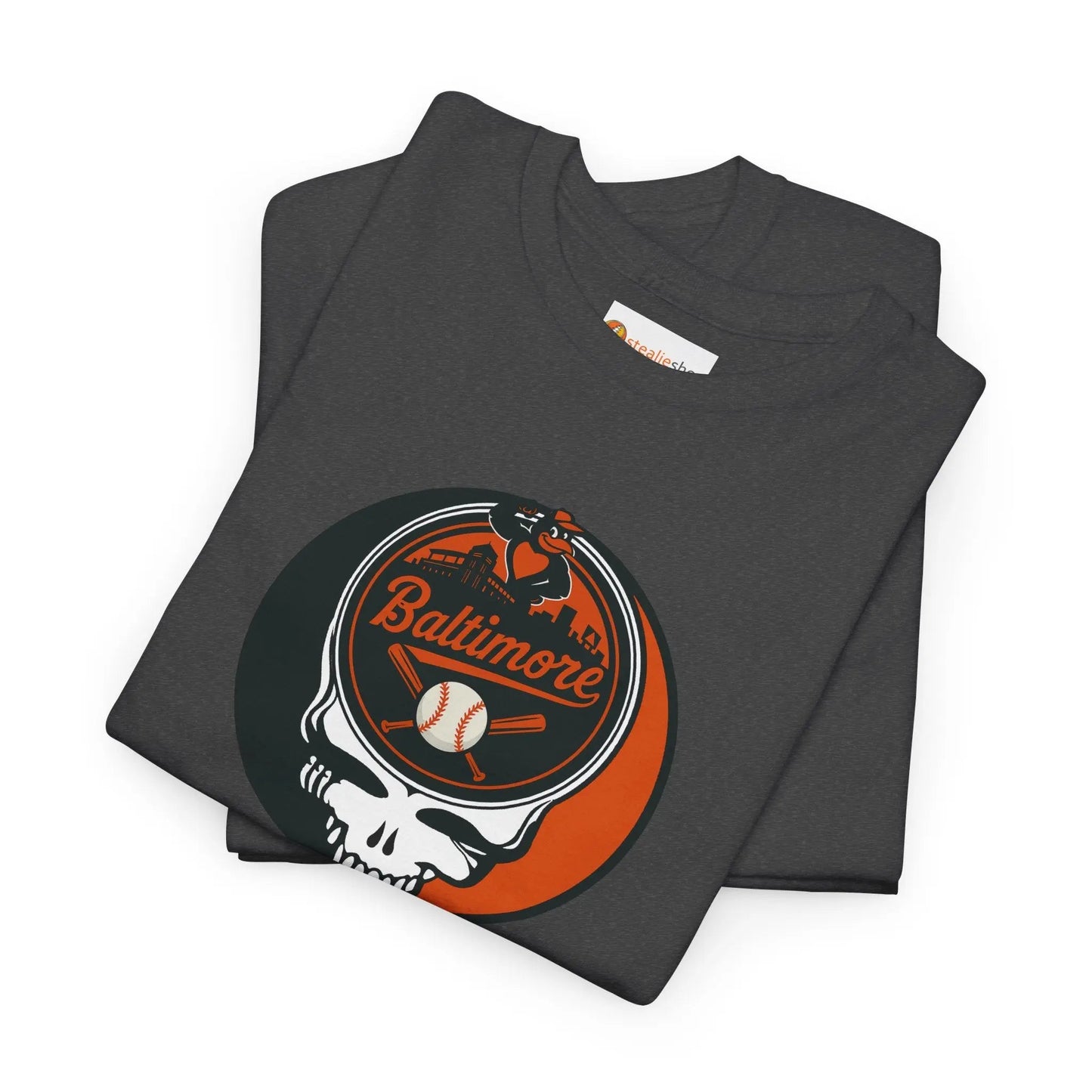 Baltimore Orioles Steal Your Face T-Shirt MLB The Ballpark Collection