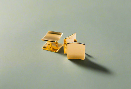 Golden Chic Dots Minimalist Gold Stud Earrings Le Reussi