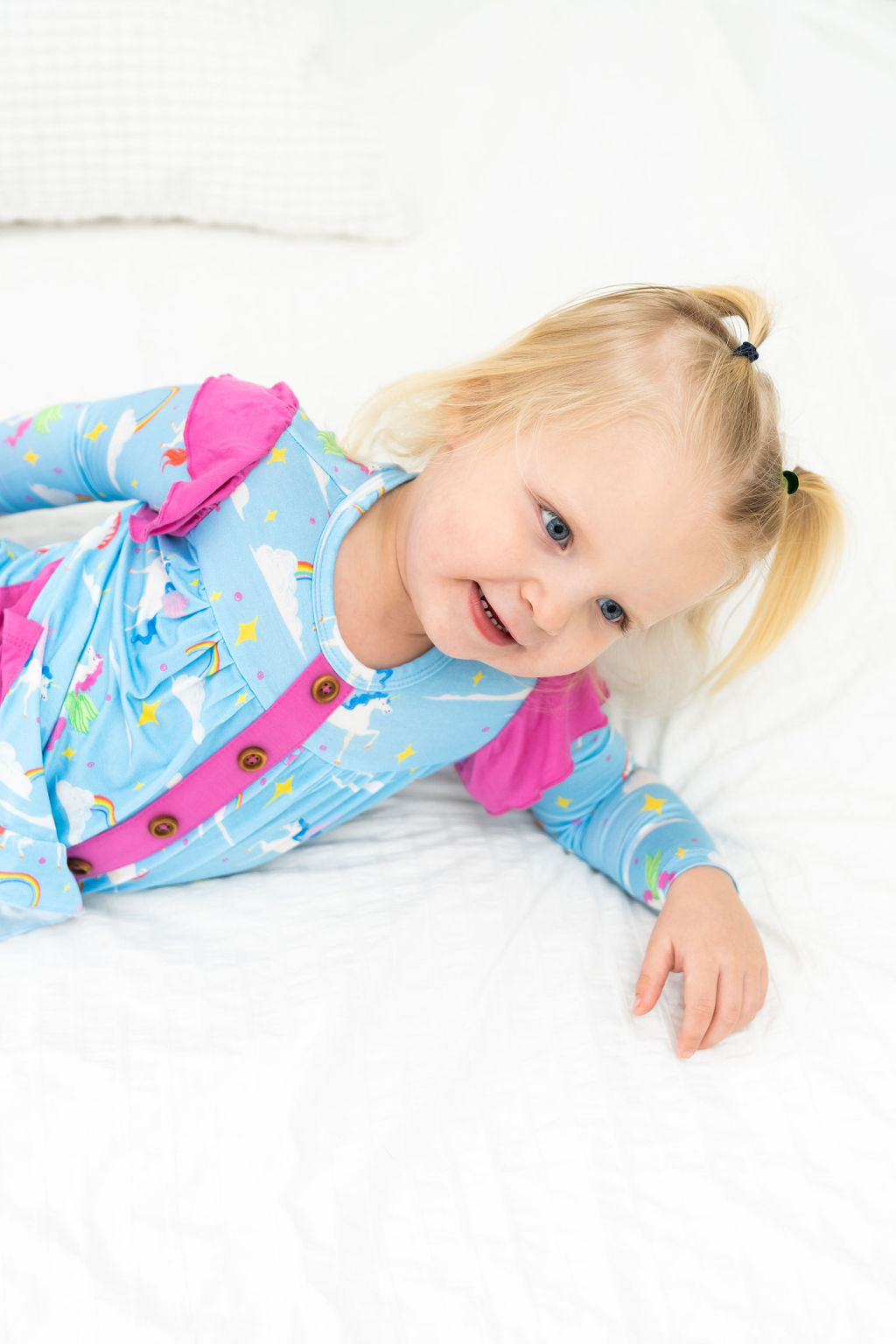 Sage Bamboo Long Sleeve Peplum Set Laree + Co.