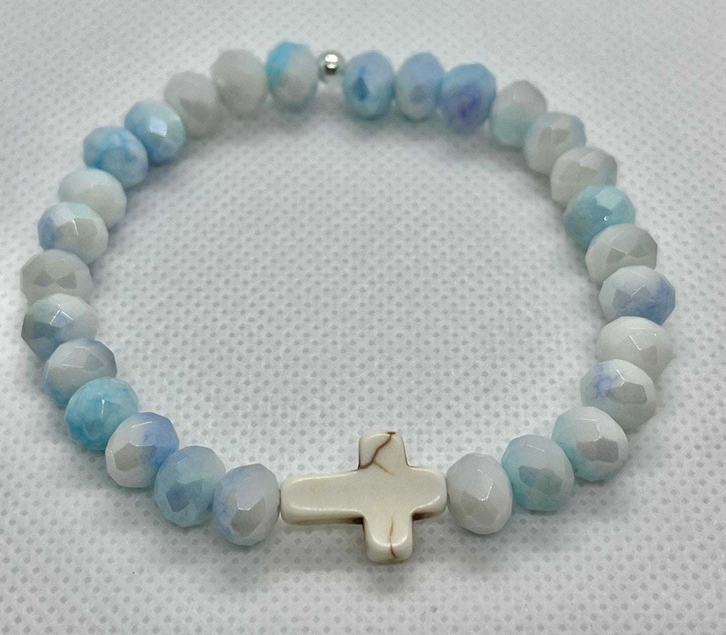 Faith-Inspired Cross Bead Bracelet Collection Jewelry