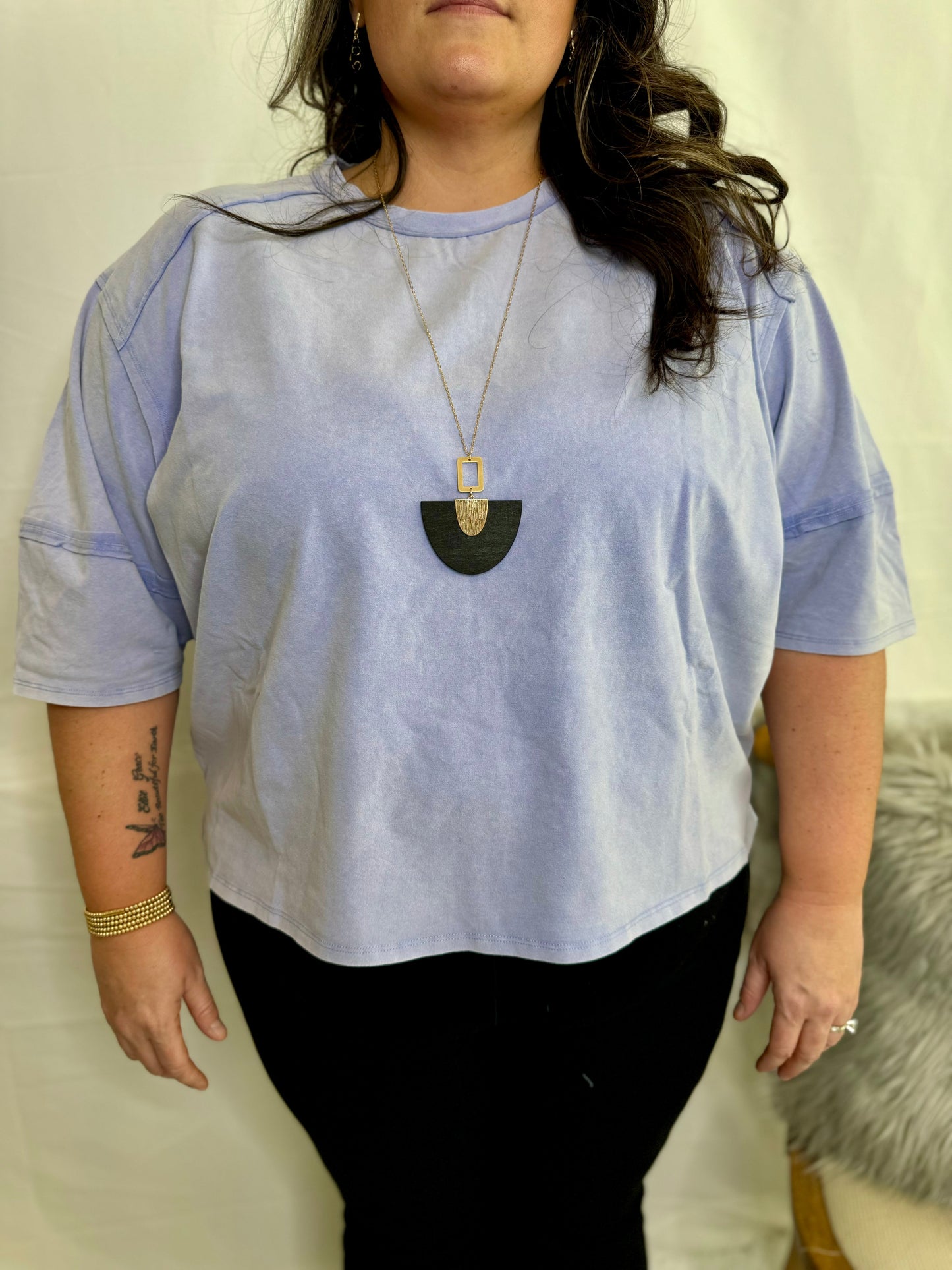 Lavender Plus Size Casual Top The Go To Casual Top