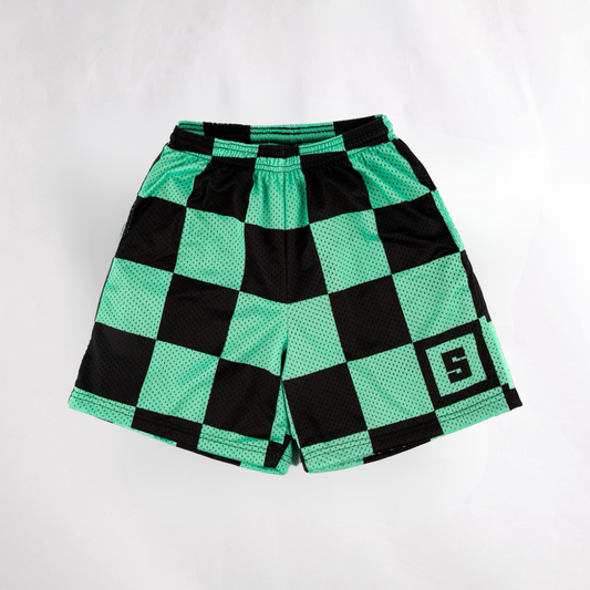Air Ventilation Mesh Premium Version with Sublimated Design Green Check