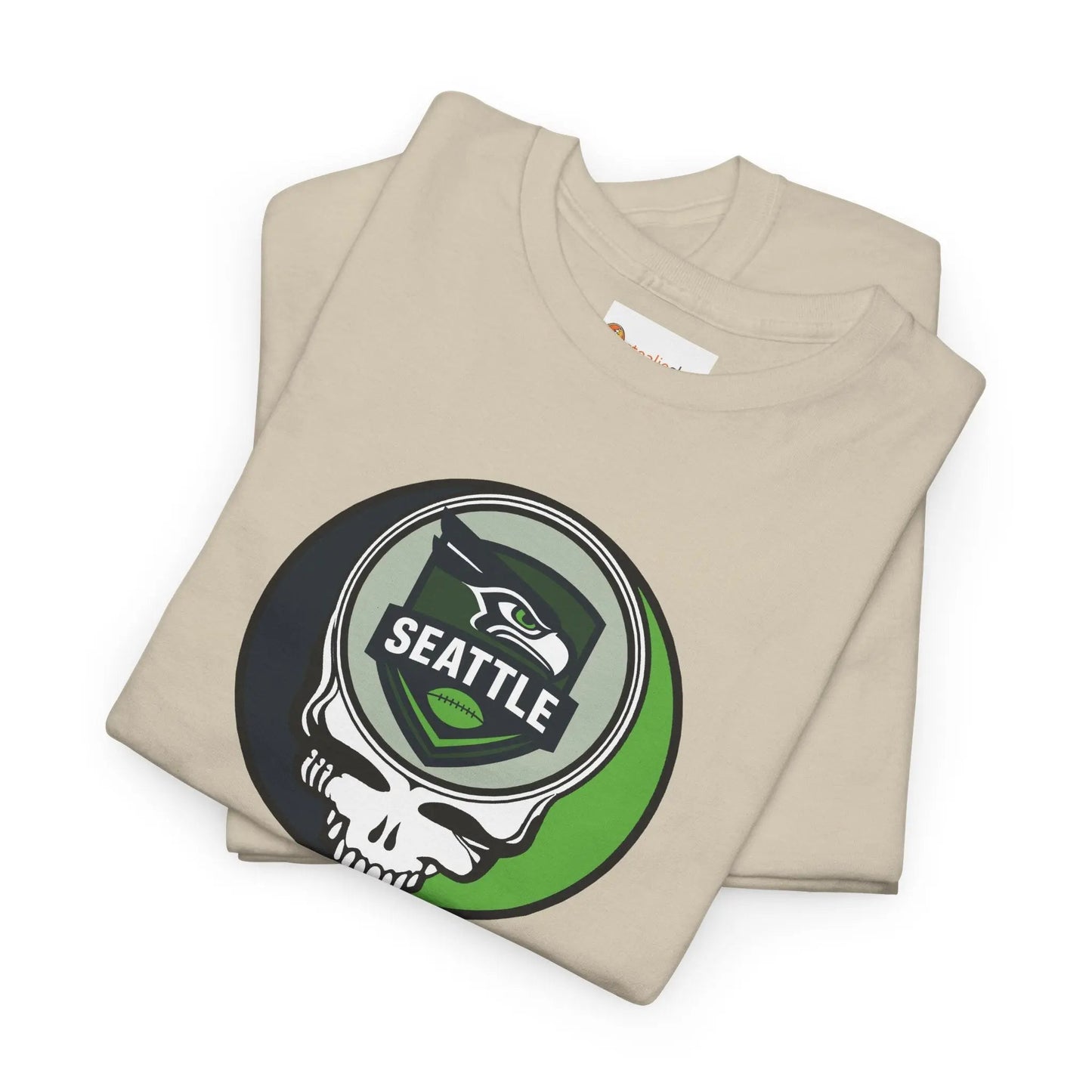 Seattle Seahawks Grateful Dead Steal Your Face T-Shirt NFL The Gridiron Collection