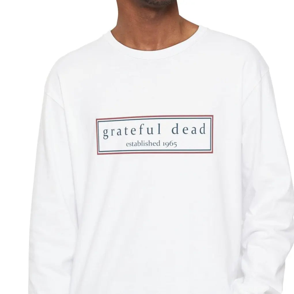 Garment-Dyed Long Sleeve T-Shirt Two-Sided The Do-Dah Man Vineyard Collection