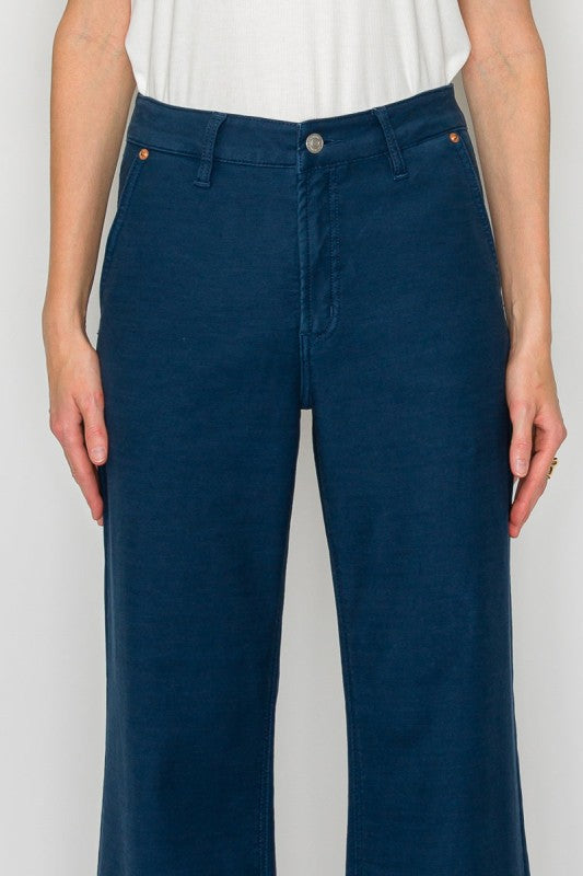 Tummy Control High Rise Wide Flare Jeans AT2112WDNV