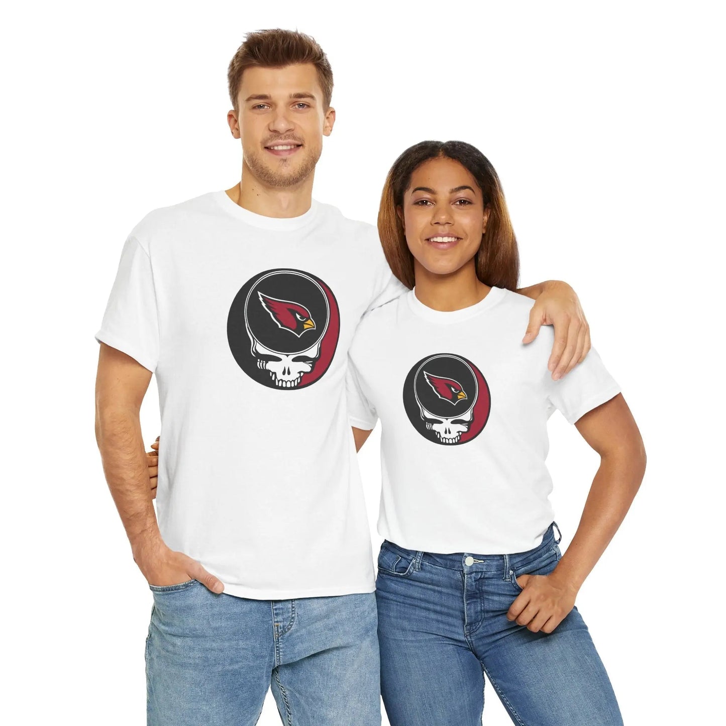 Arizona Cardinals Grateful Dead Steal Your Face T-Shirt NFL
