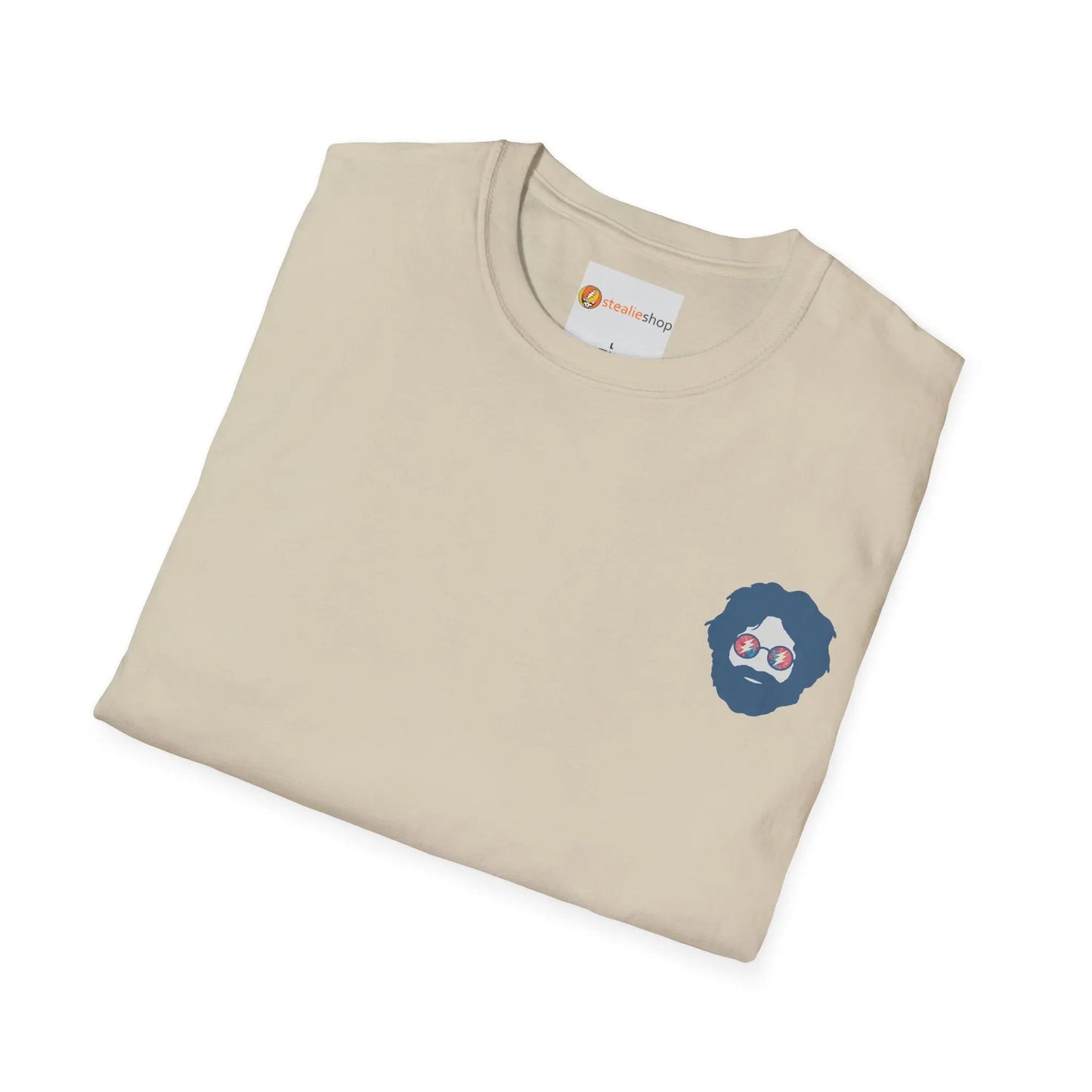 Tie Dye Sunburst Two-Sided Grateful Dead T-Shirt Life is dead.
