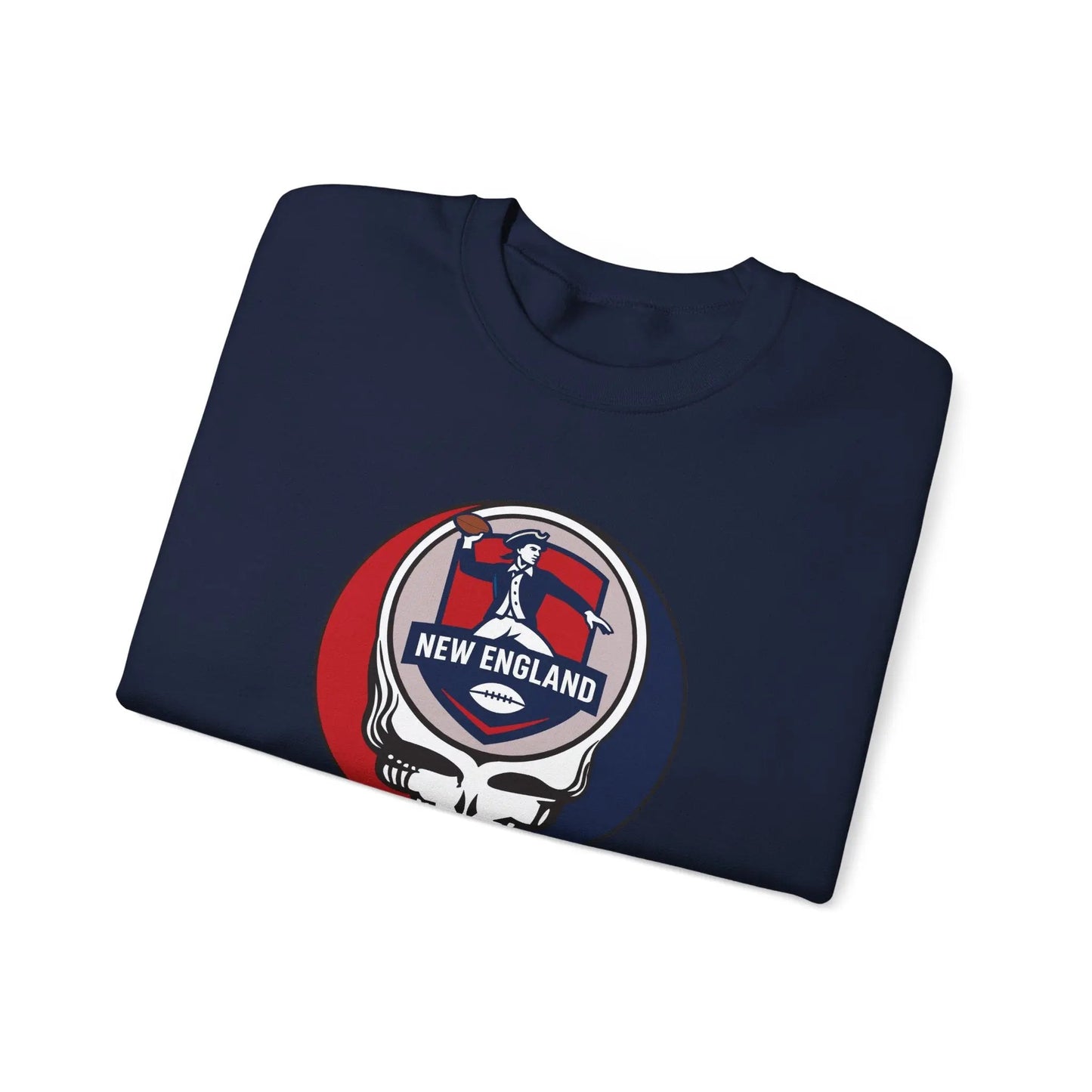 Gridiron Collection New England Stealie Crewneck Sweatshirt Grateful Dead
