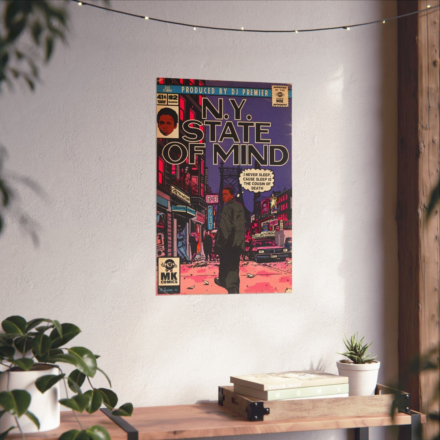 NY State Of Mind - Vertical Matte Poster