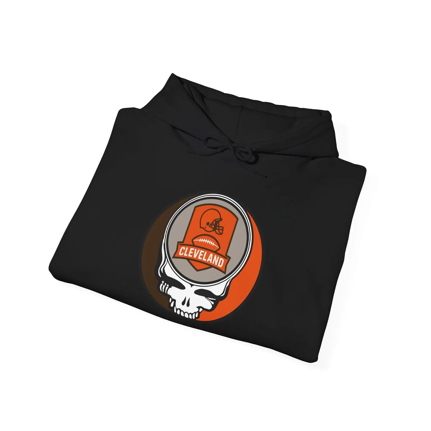 Cleveland Browns Stealie Hooded Sweatshirt Grateful Dead The Gridiron Collection